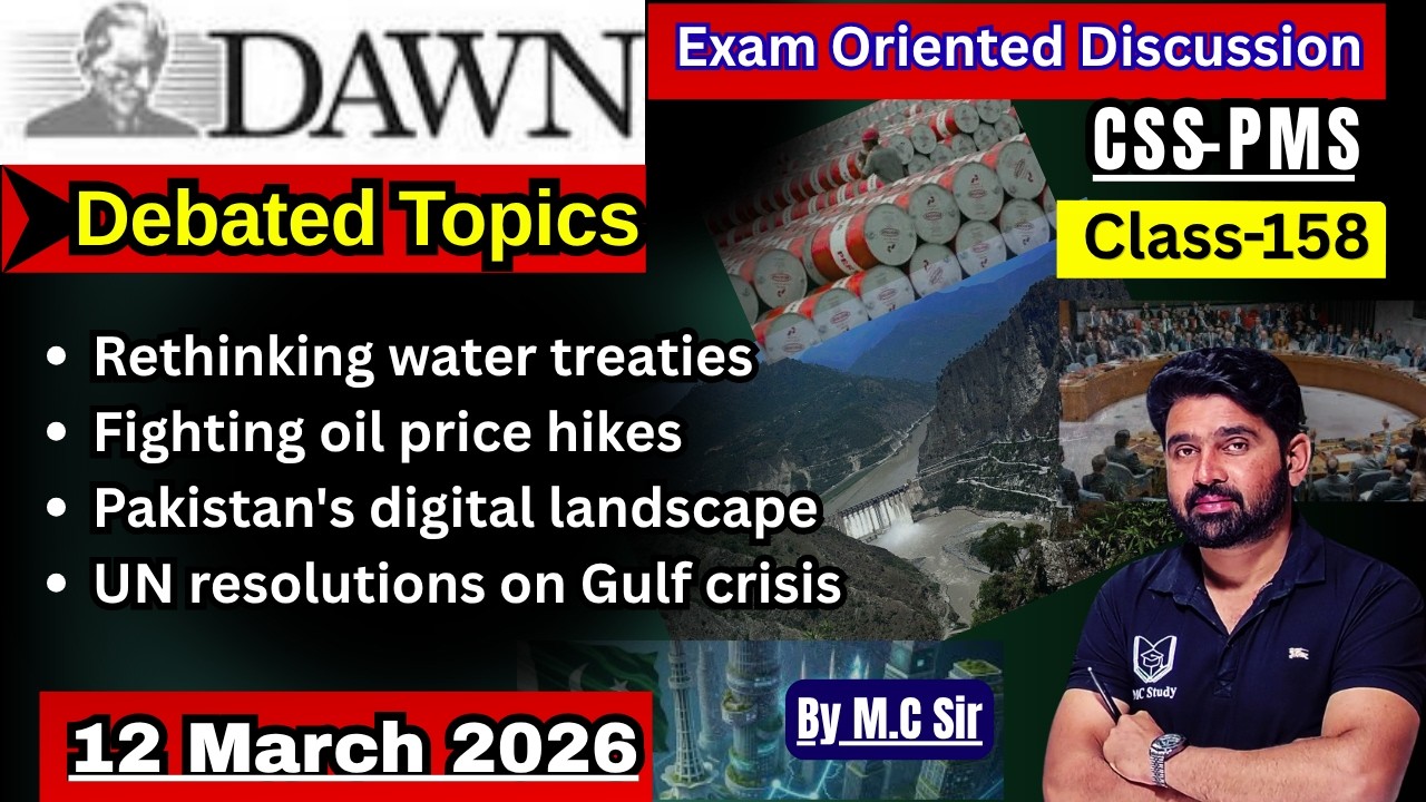 South Asia Water Crisis, Pakistan Digital Growth & UN Gulf Crisis Diplomacy | Opinion Analysis |