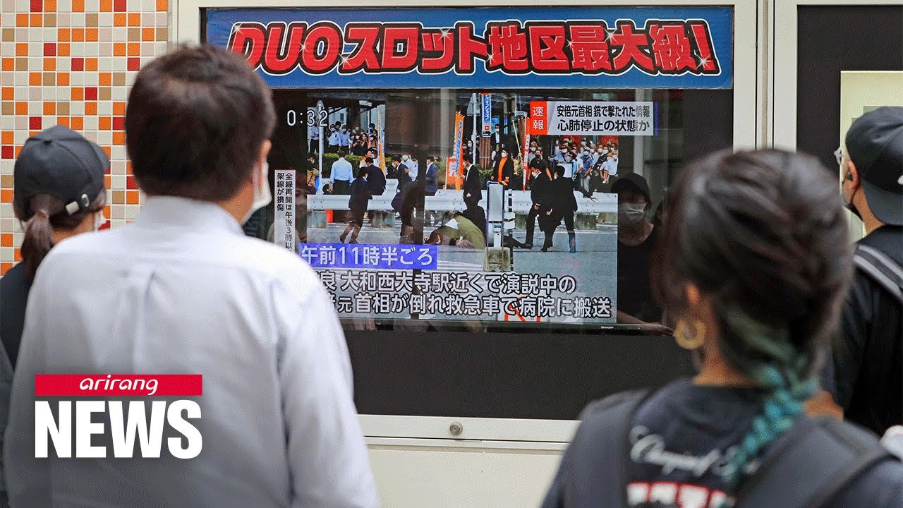 Former Japanese PM Shinzo Abe shot, reportedly showing no vital signs