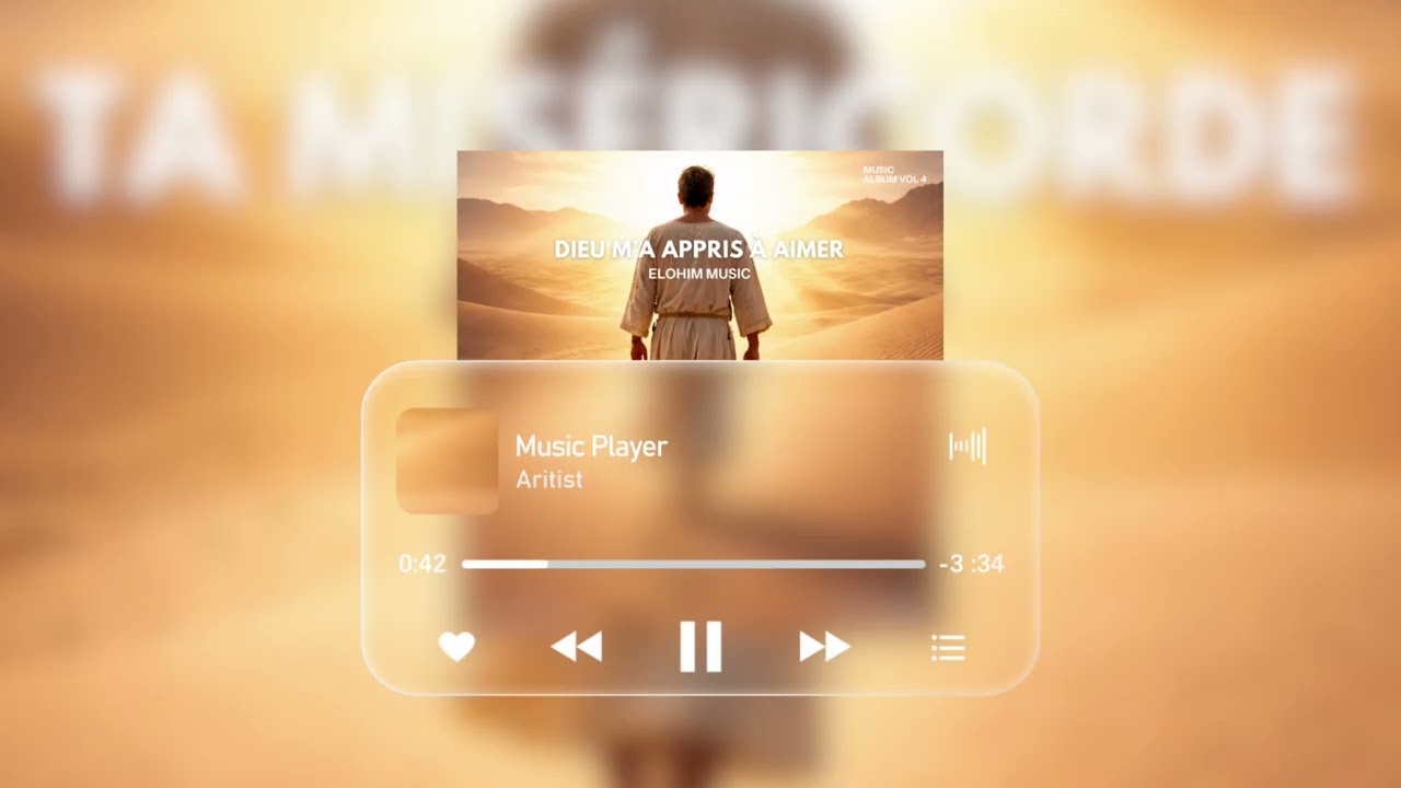 Dieu m'a appris a aimer