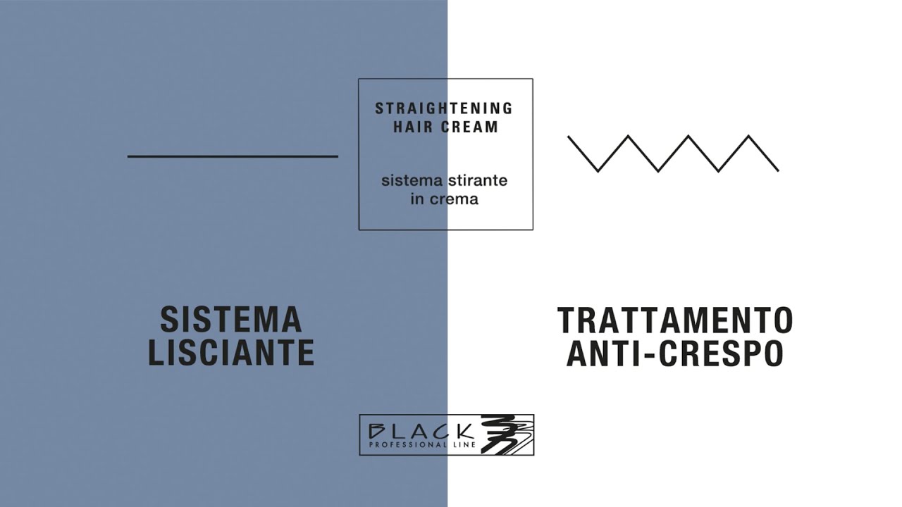 Black Professional Line I Sistema Stirante e Anti-Crespo