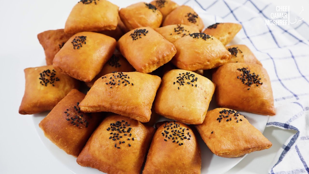 السمبوسة الذهبية البف المقرمشة برك بالجبنة اسهل و اطيب عجينة ممكن تعتمدوها و تفرزوها لشهر رمضان