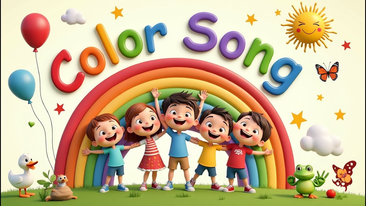 Colors All Around Us | Learn Colors Song for Kids