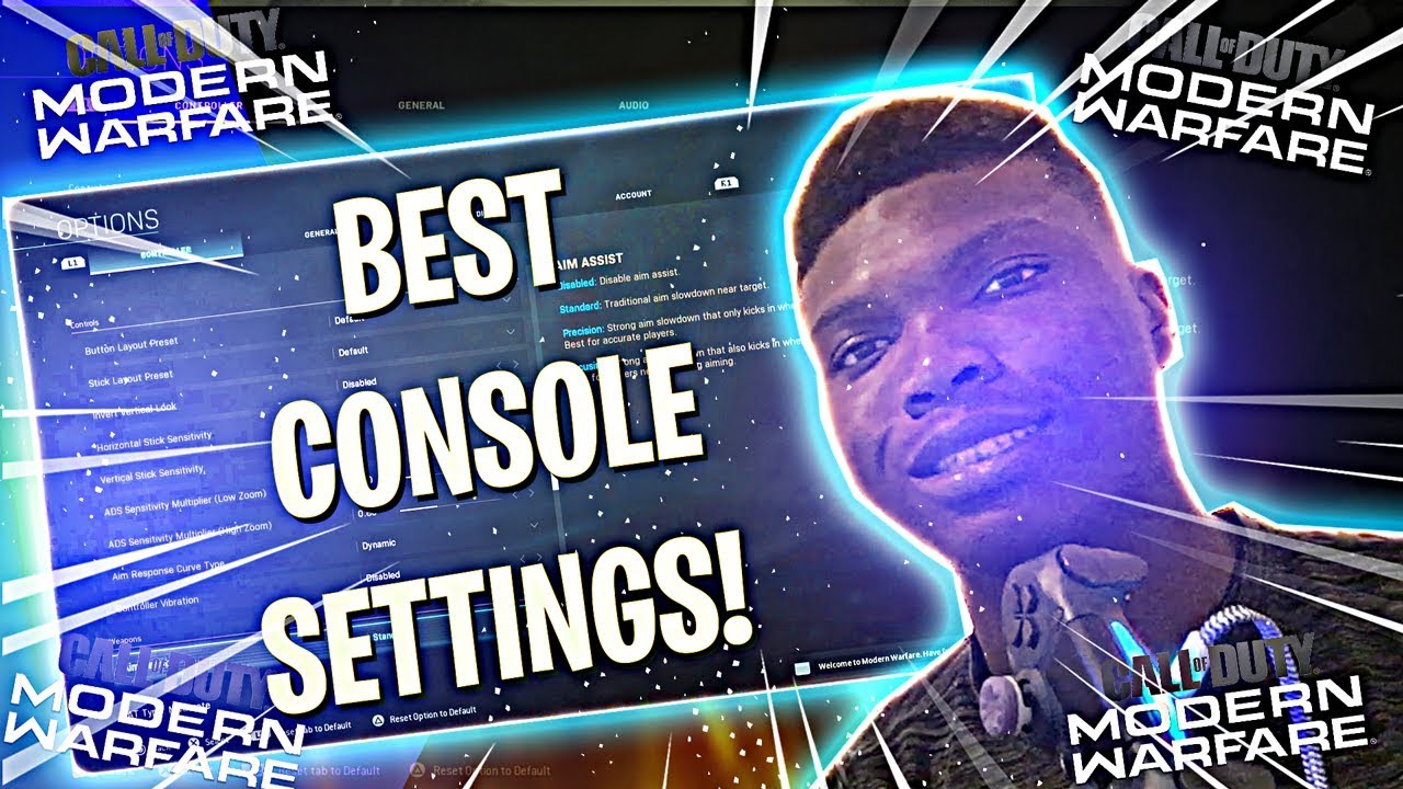*NEW* BEST SETTINGS in MODERN WARFARE!! - BEST CONSOLE SETTINGS! (SEASON 4)