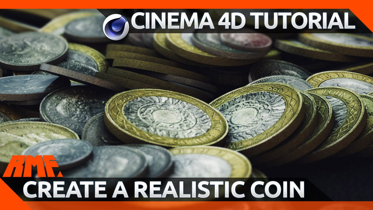How to create a realistic looking coin in Cinema 4D