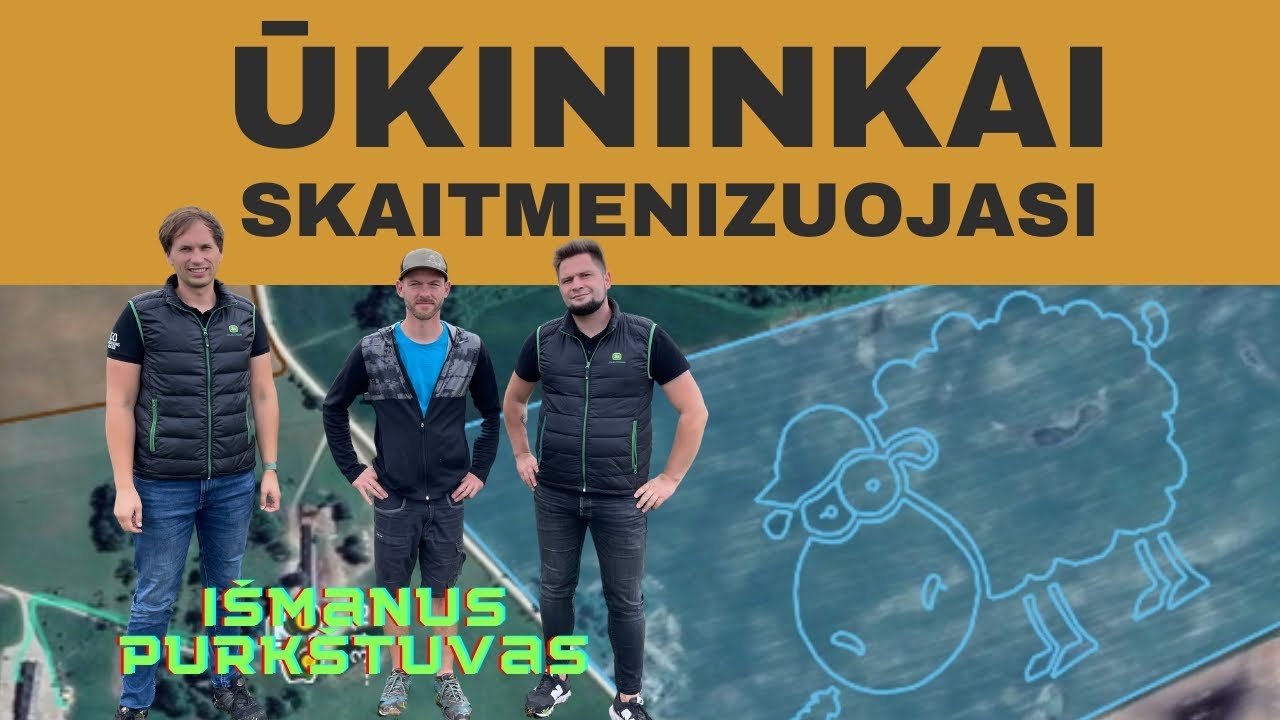 Išmanus purkštuvas John Deere R740i . Ūkininkai skaitmenizuojasi