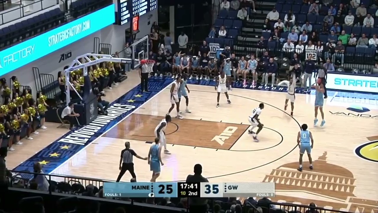 Men's Basketball at George Washington Highlights