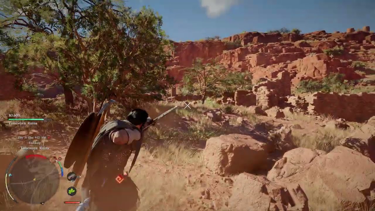 Crimson Desert - Clearing Timeworn Ruins - longform combat