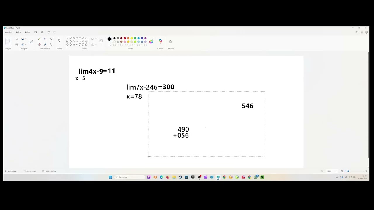 Limites e Fibonacci e também factorial 