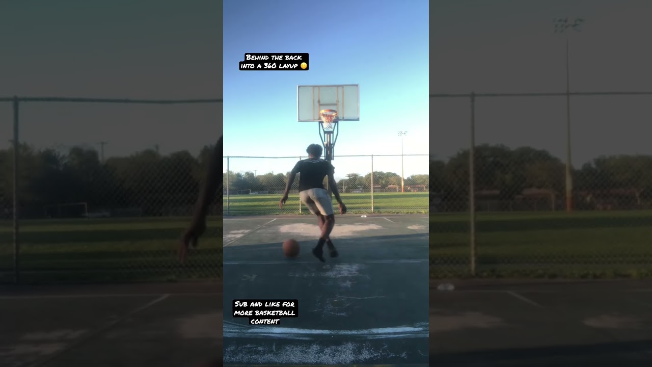 Behind the back into a 360 layup is crazy.. 🙂 #shorts #basketball