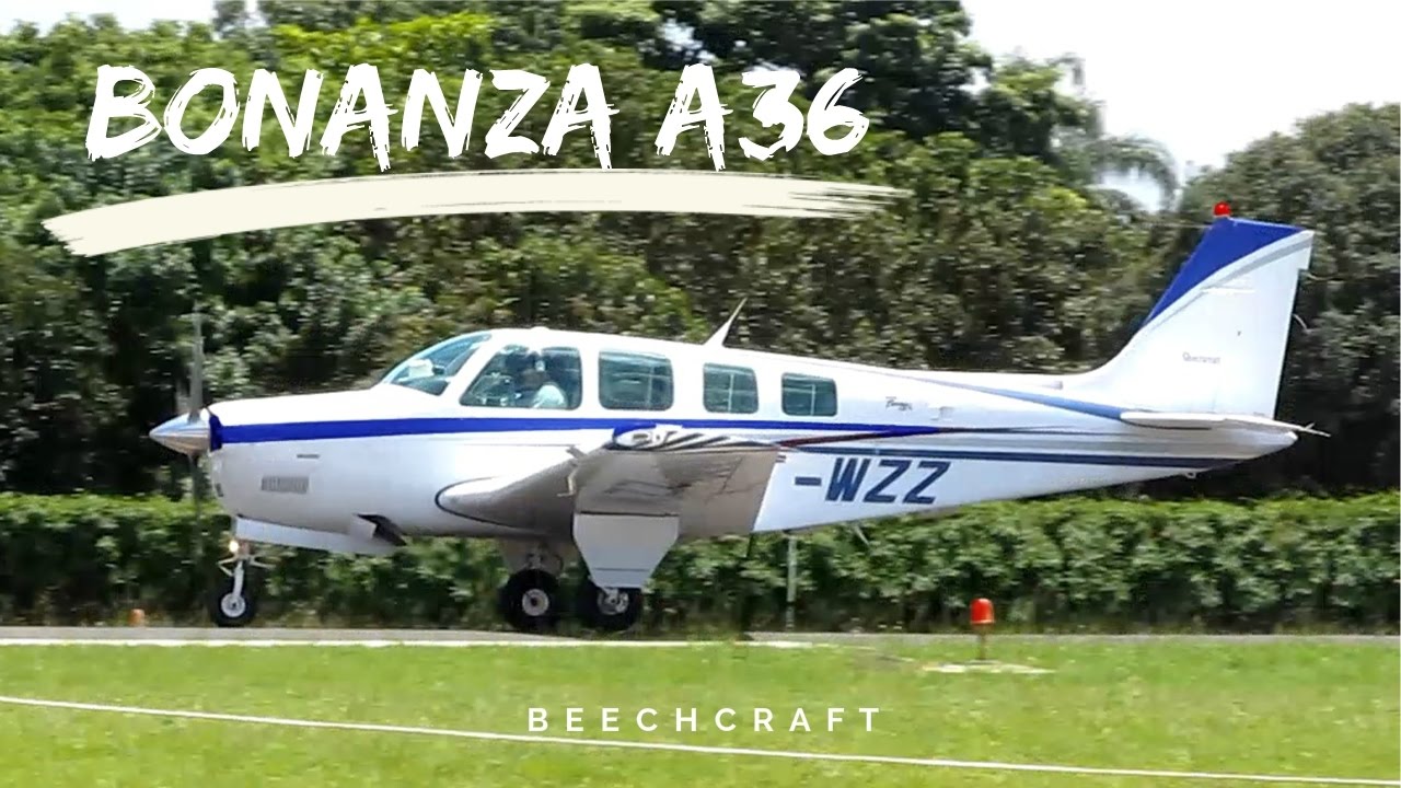 Beechcraft A36 Bonanza Takeoff | Beechcraft Aircraft