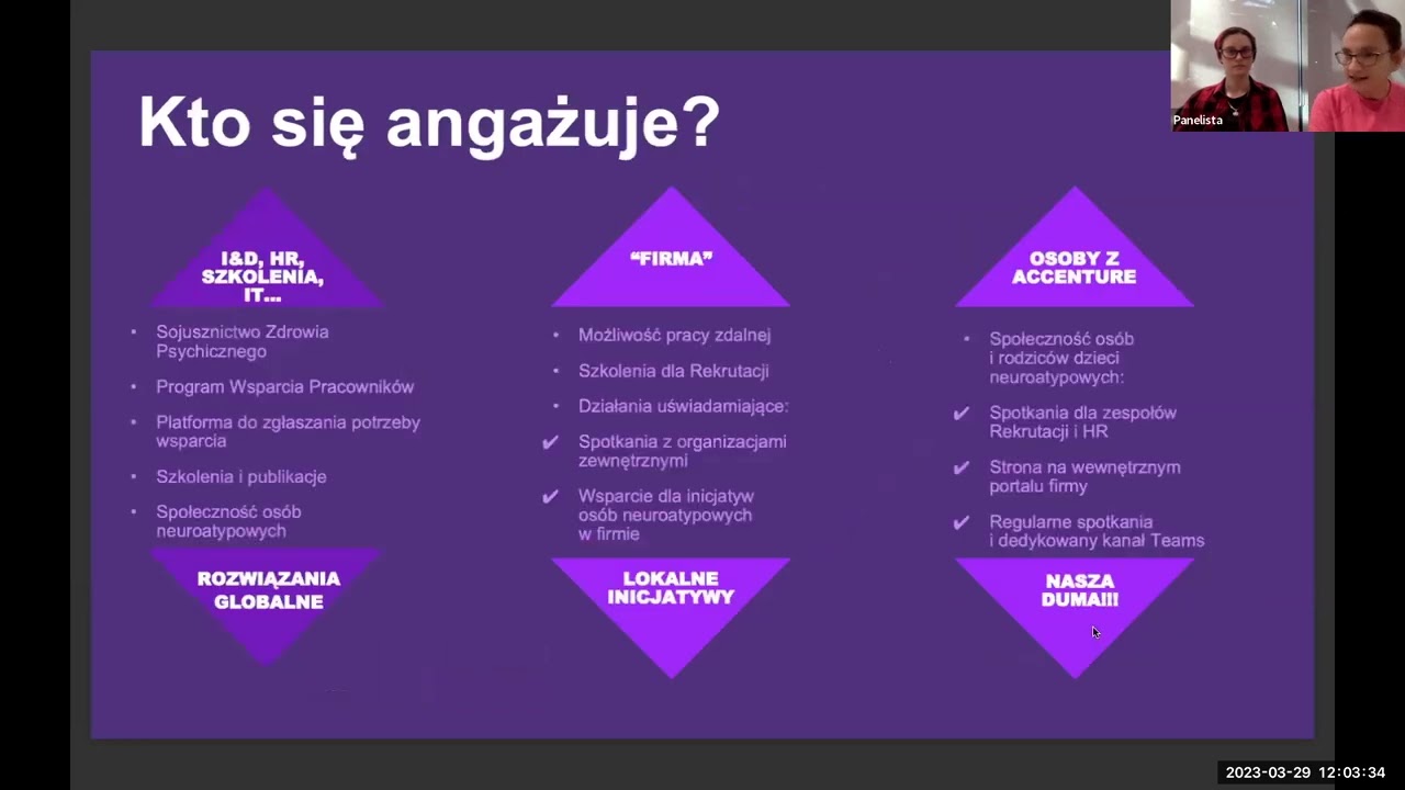 Działania firmy Accenture w zakresie wspierania neuror&oacute;żnorodności - Joanna Gembal i Anna Mrowiec 🧠