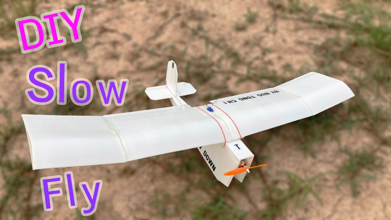 [DIY] สอนทำเครื่องบินบังคับ แบบ Slow Fly  ทำง่ายสุด ๆ