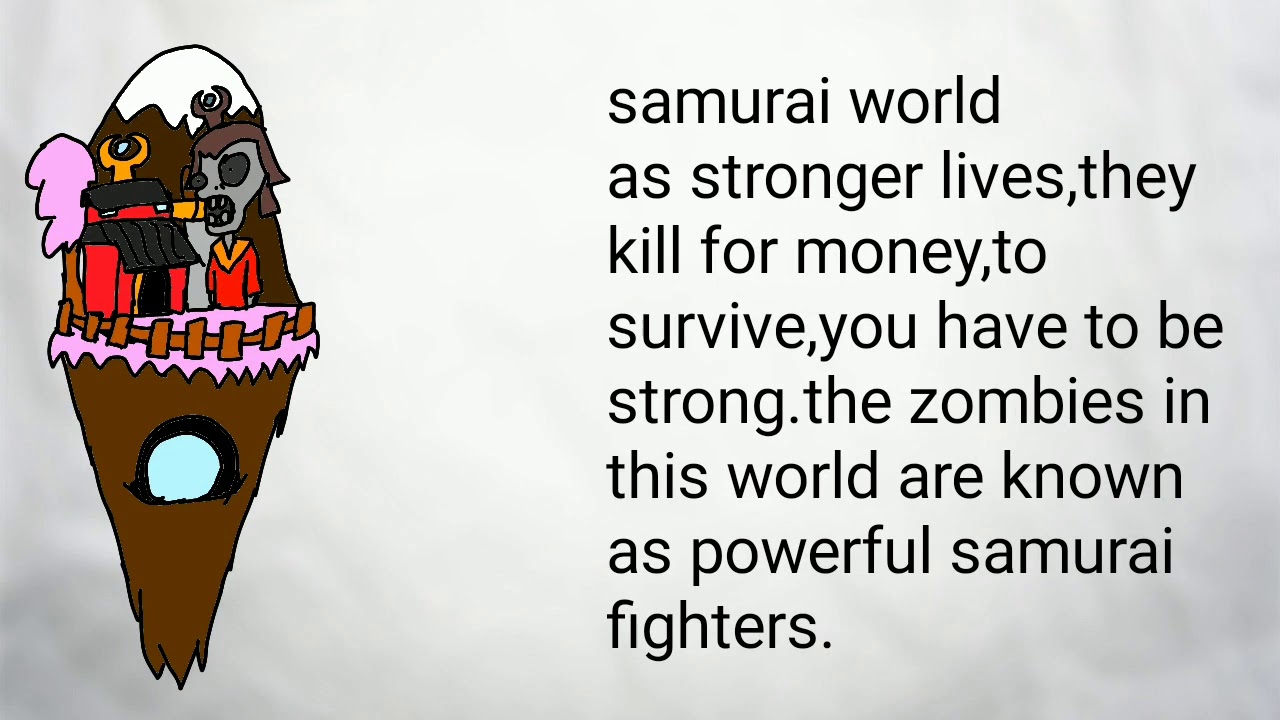 plants vs zombies 2 new world idea!samurai world.