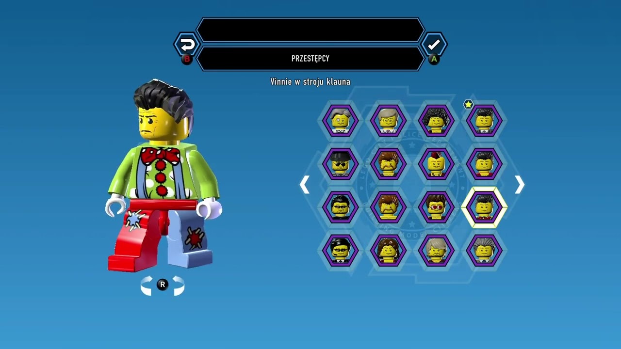 Lego city undercover wszystkie postacie all characters figurki ludziki