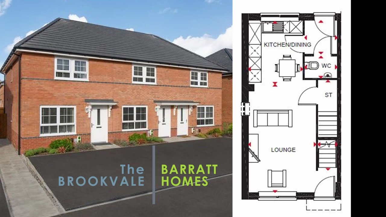 Barratt Homes上車盤 2房排屋 英國北部屋苑《移英利物浦》 示範單位 BROOKVALE 同款也有半獨立屋
