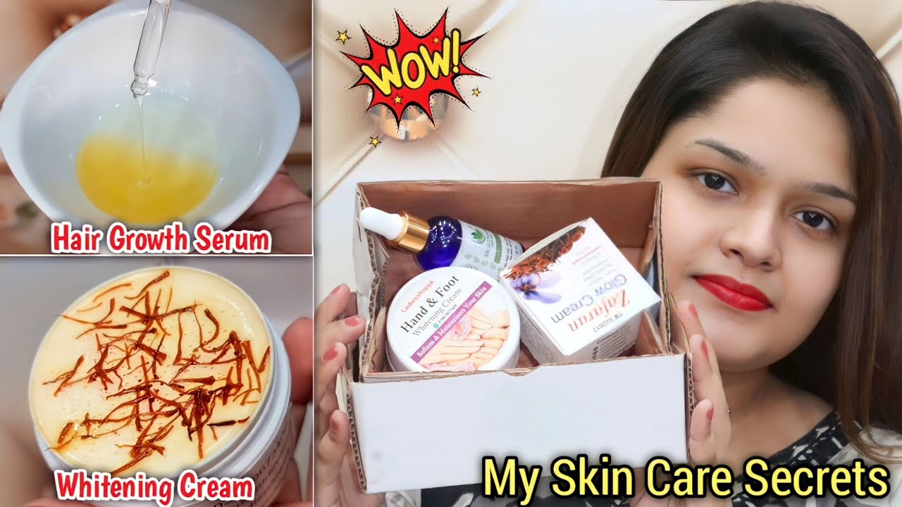 Skin Whitening Secret with Zafran Cream  | Hands Care & Hair Care | no Side-Effects #Ladiesshoppk