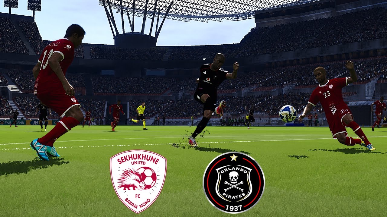 🔴SEKHUKHUNE UNITED vs ORLANDO PIRATES ⚽ BETWAY PREMIERSHIP 25/26 ⚽ FOOTBALL GAMEPLAY HD PES 2026