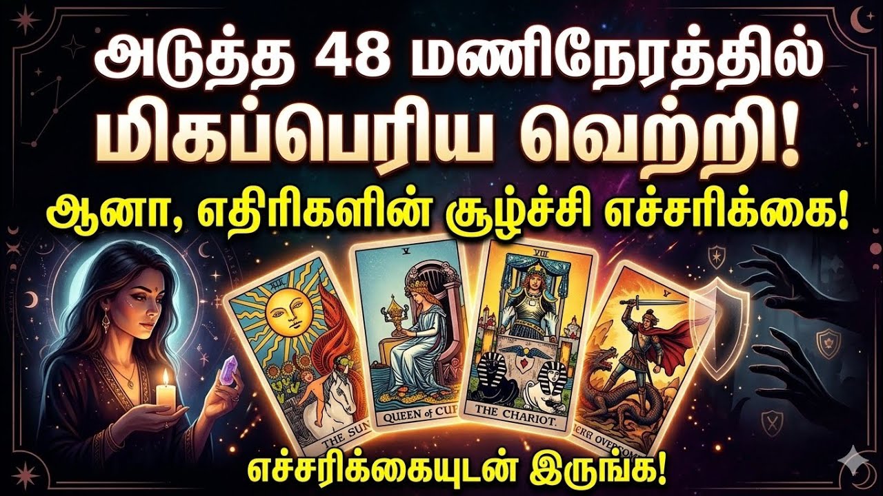🧿 | அடுத்த 48 மணிநேரத்தில் மிகப்பெரிய வெற்றி: ஆனால் எதிரிகளின் சூழ்ச்சி எச்சரிக்கை!