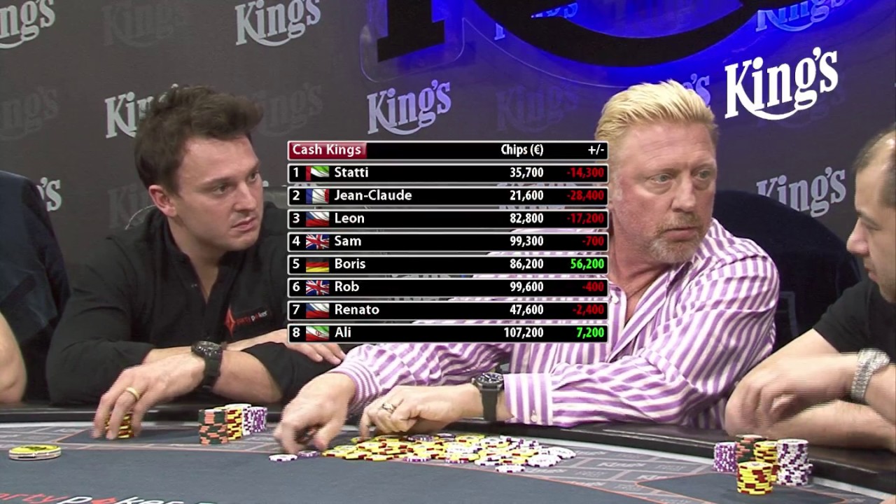 1/3 Cash Kings NLH €100/€200 with Boris Becker