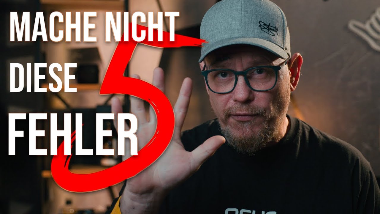 Die klassischen 5 Fehler die Tattooneulinge machen.