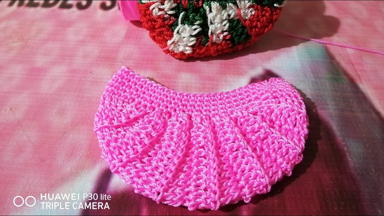 Monedero media luna tejido a crochet para principiantes