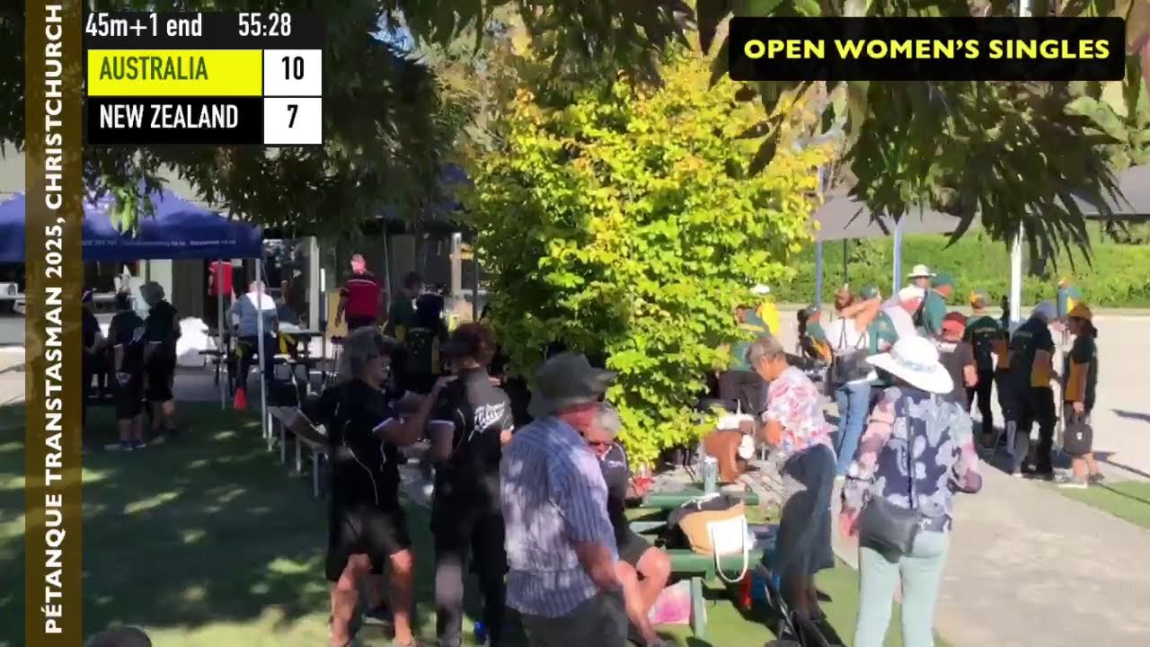 TransTasman 2025, Sunday 16th, Afternoon Session