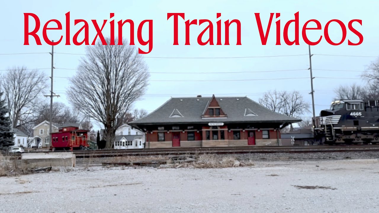 Relaxing Train Videos (with cool music)
