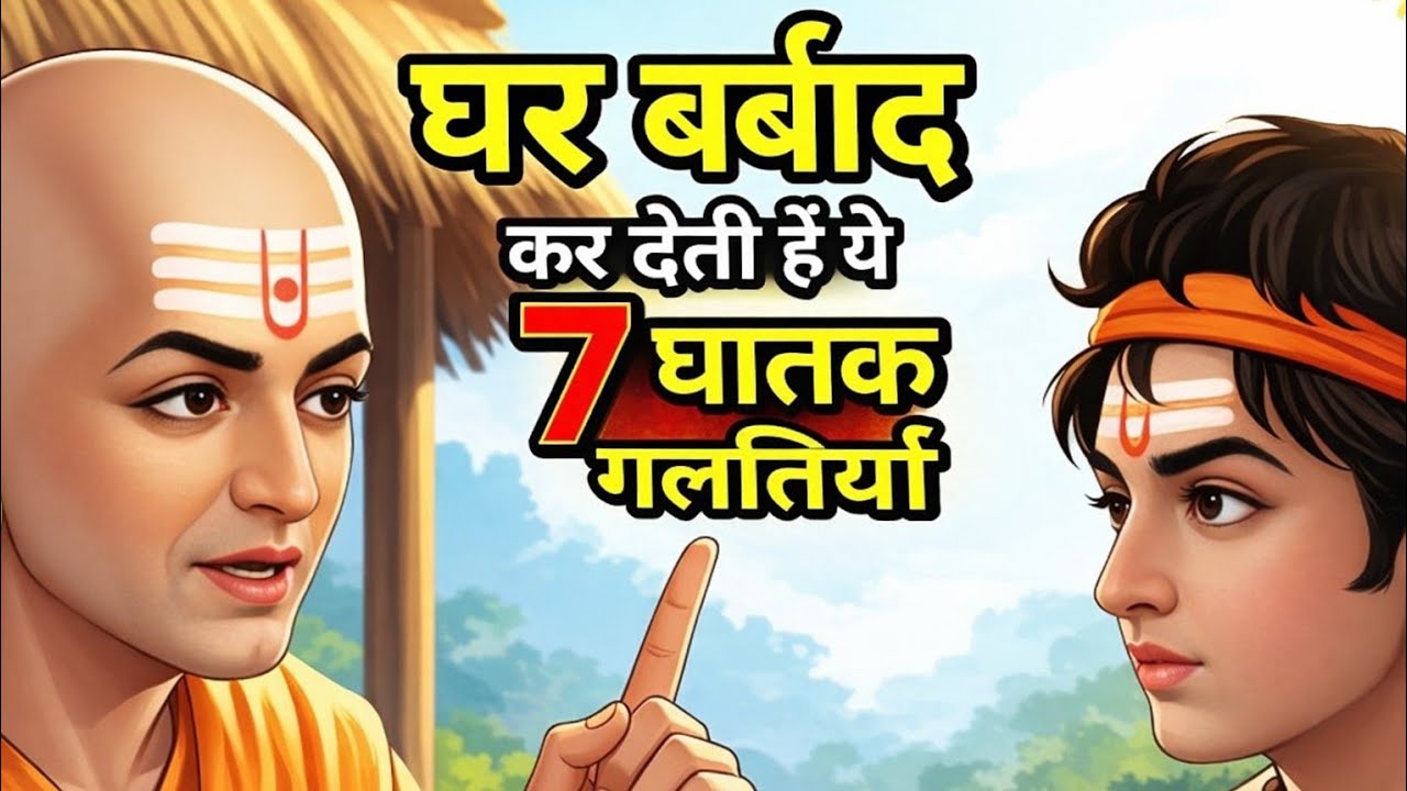 गरीब है क्योंकि तू ये 7 गलतियां करता है❤️ | Chanakya Niti on Money