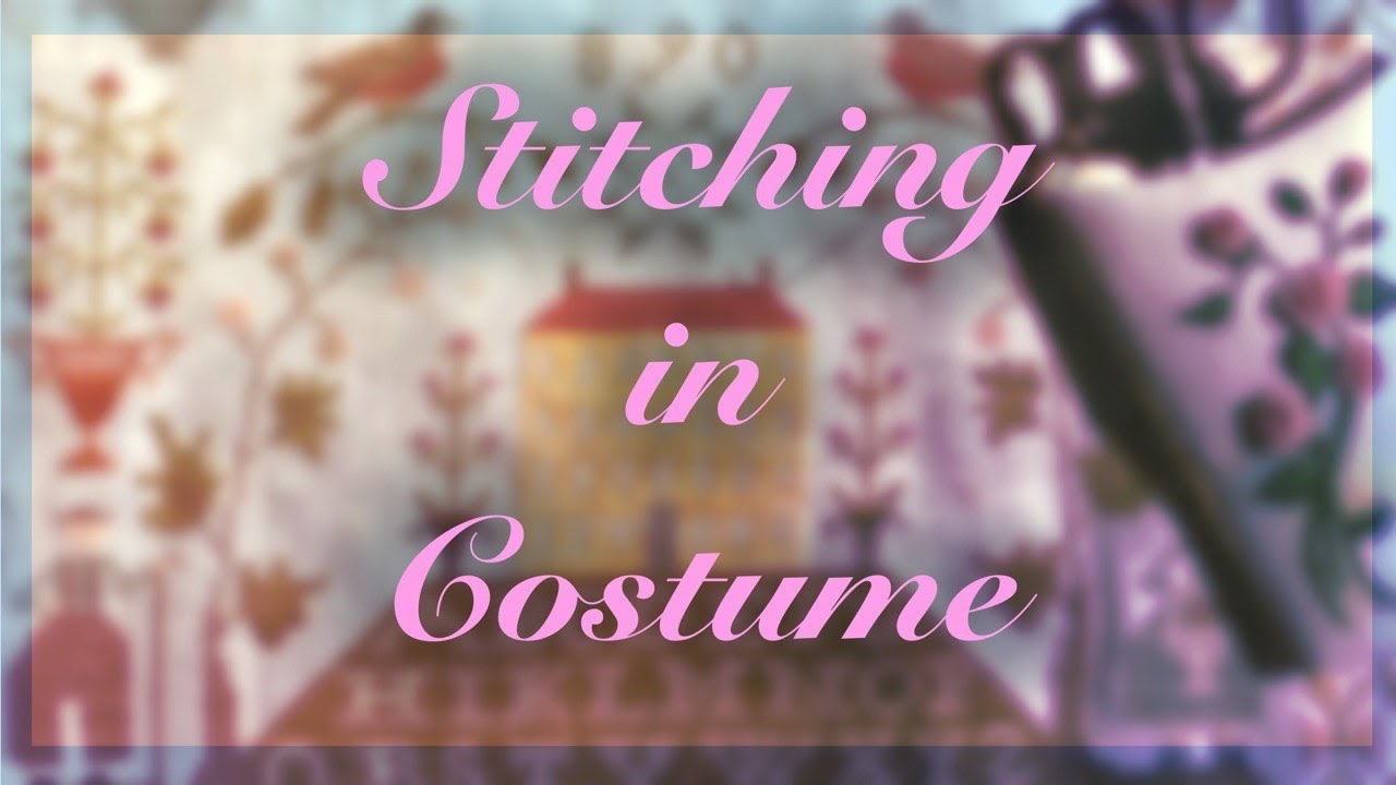 Stitching in Costume~Flosstube #45 ~December Stitching & Meet my new Doll