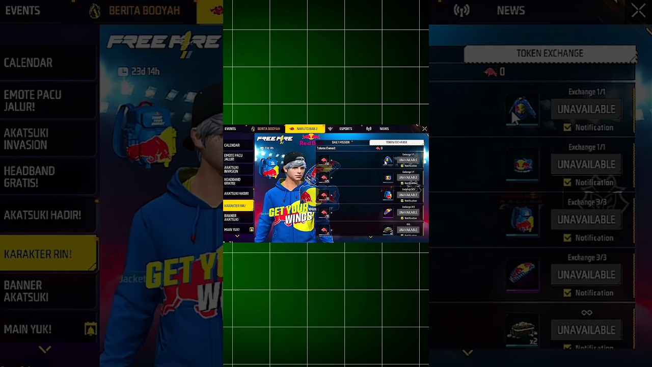 💥Rad Bull Free Rewards🥳 #ffreels #ffevent #30daychallenge #teluguatozgamerz