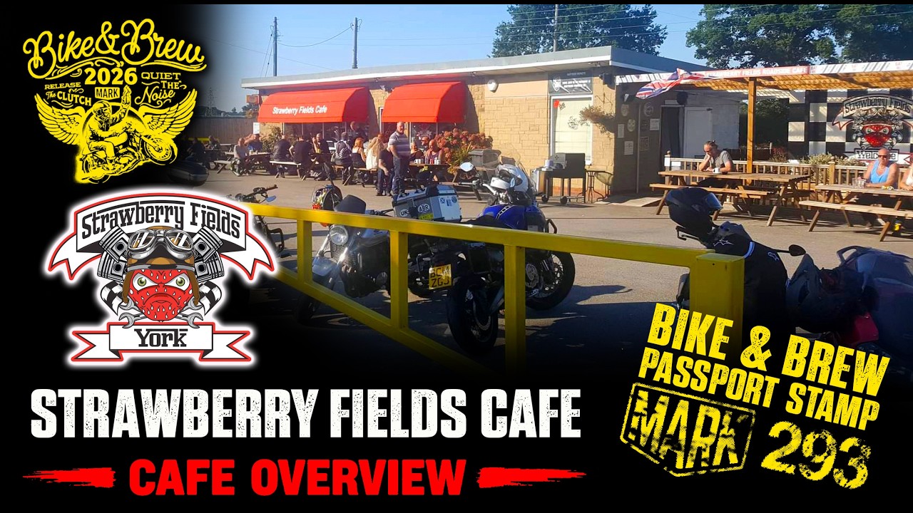 Strawberry Fields Cafe, York | Przewodnik po kawiarniach dla motocyklist&oacute;w | Paszport Bike & Brew...