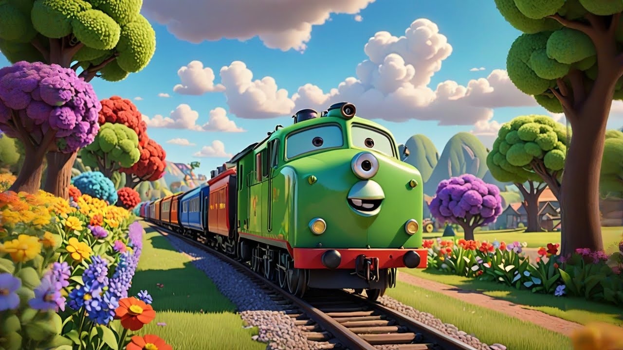 Giggle Train Ride &mdash; Choo Choo Song! | Fun Kids Nursery Rhyme | Happy Train Adventure