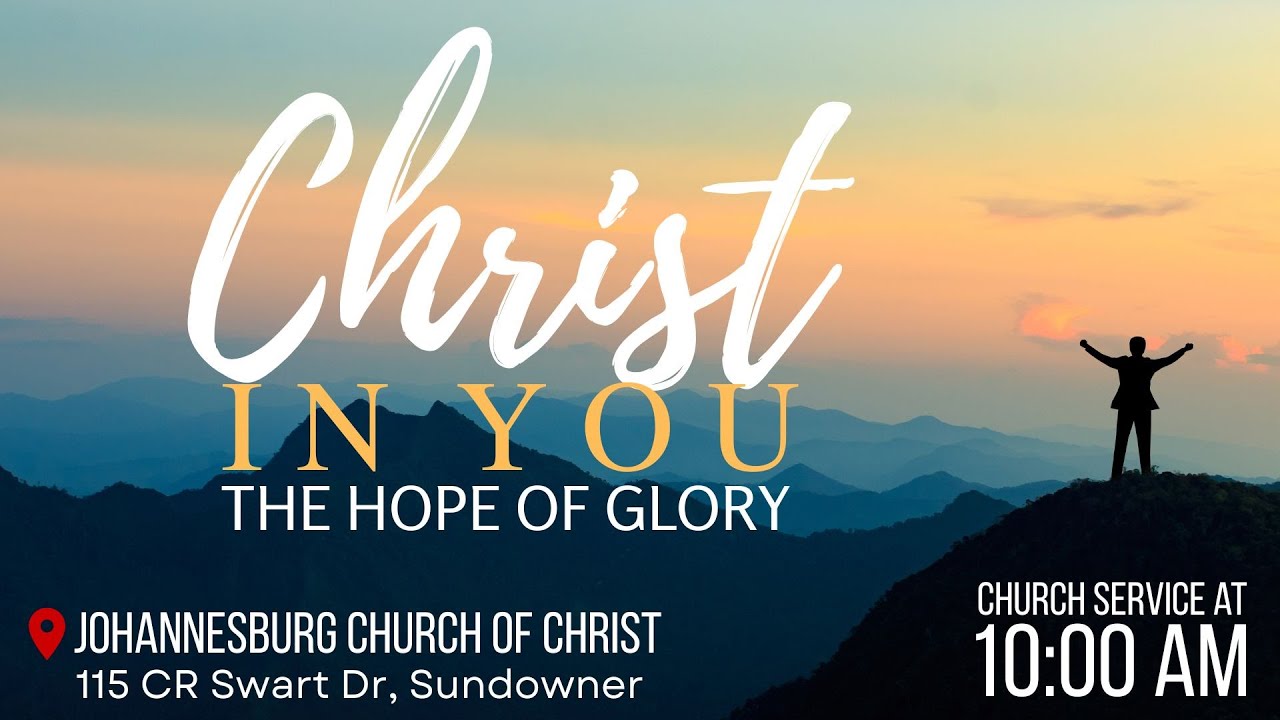 'Christ In You, The Hope of Glory' by Dr. Marc & Keri Aguirre