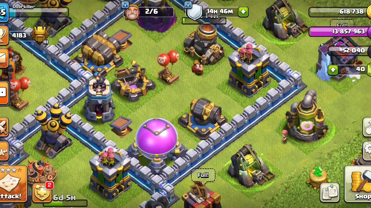 Defenses Done! Town Hall Going Up! - COC TH11+ #20