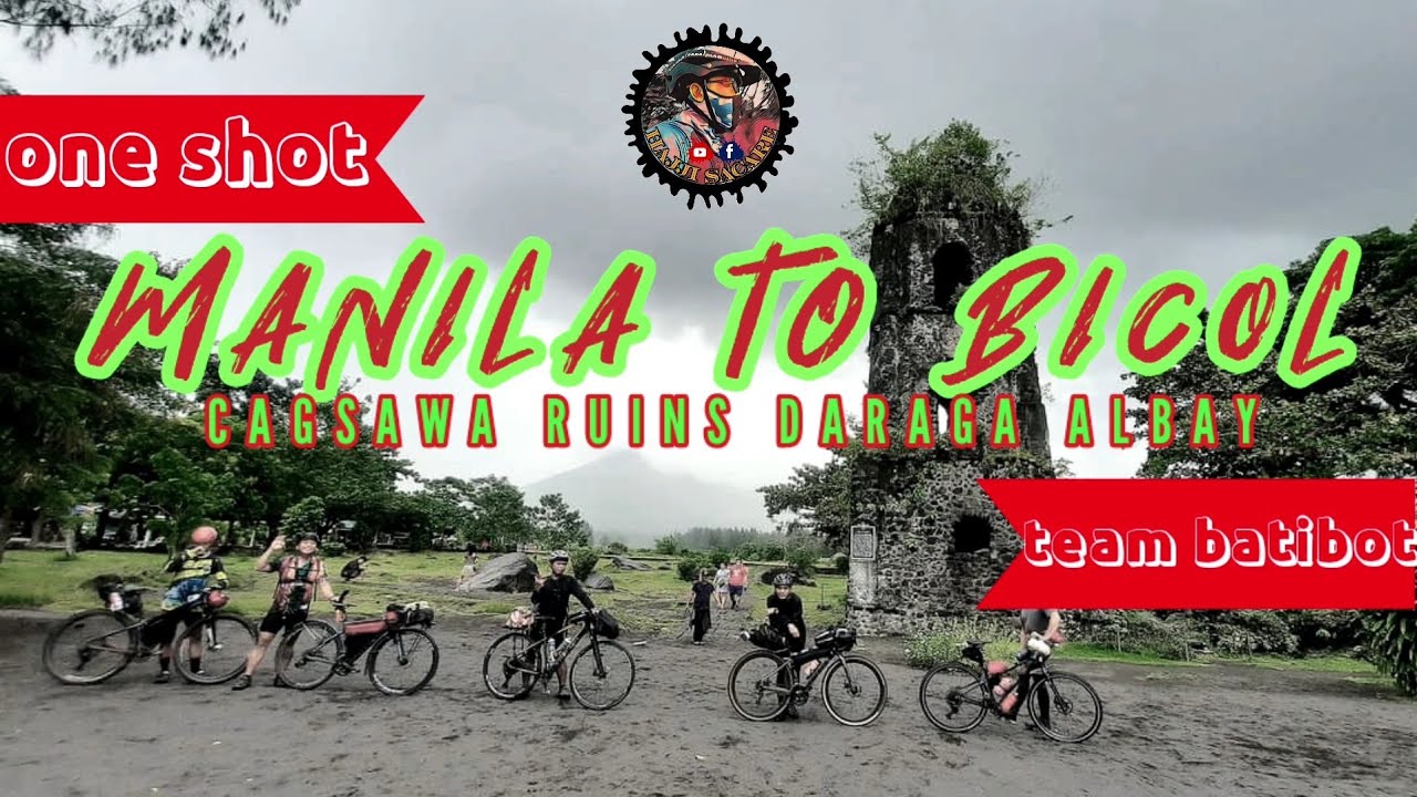 one shot BICOL(manila to Bicol bike ride)cagsawa ruins