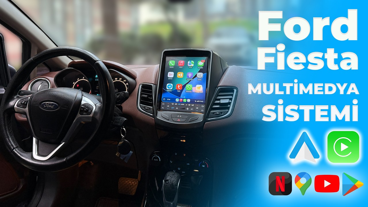 Ford Fiesta 2008 – 2017 | CarPlay & Android Auto Destekli Multimedya Montajı (33-034)