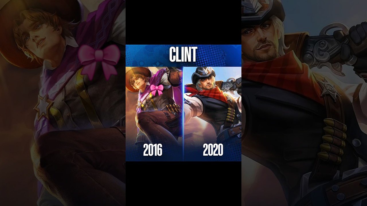 MLBB Then vs Now: Clint & Balmond Hero Evolution (2016-2018-2020-2025)
