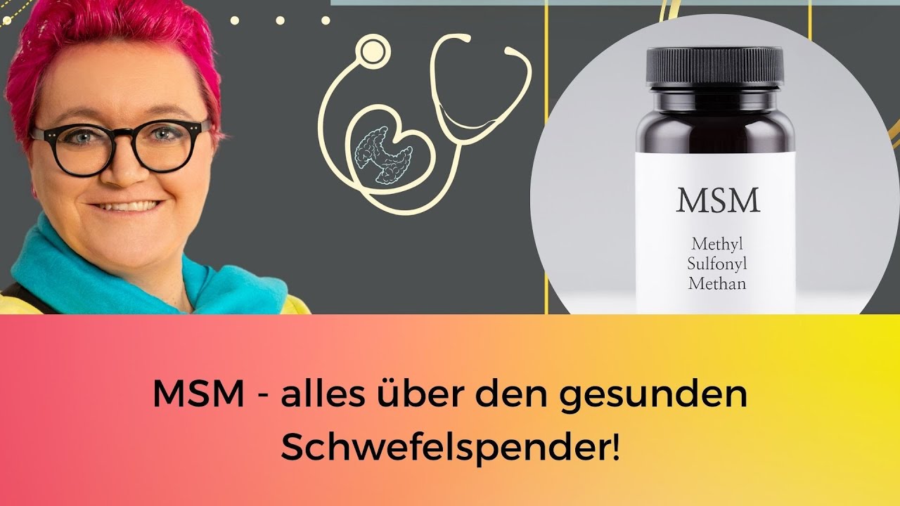 MSM Wirkung Dosierung Anwendungsgebiete
