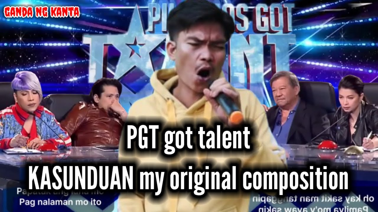 PGT got talent, Parody: kasunduan | my original composition