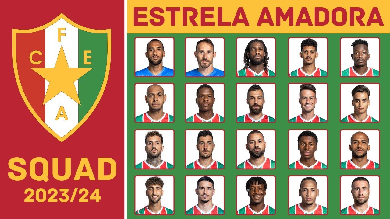 C.F. ESTRELA DE AMADORA Squad Season 2023/24 | Estrela Amadora | Liga Portugal | FootWorld