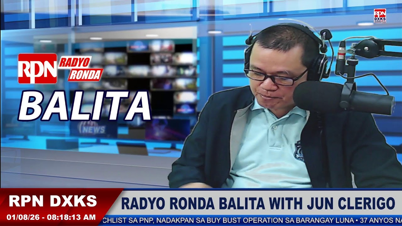 RADYO RONDA BALITA with Jun Clerigo @ DXKS Surigao | January 08, 2026
