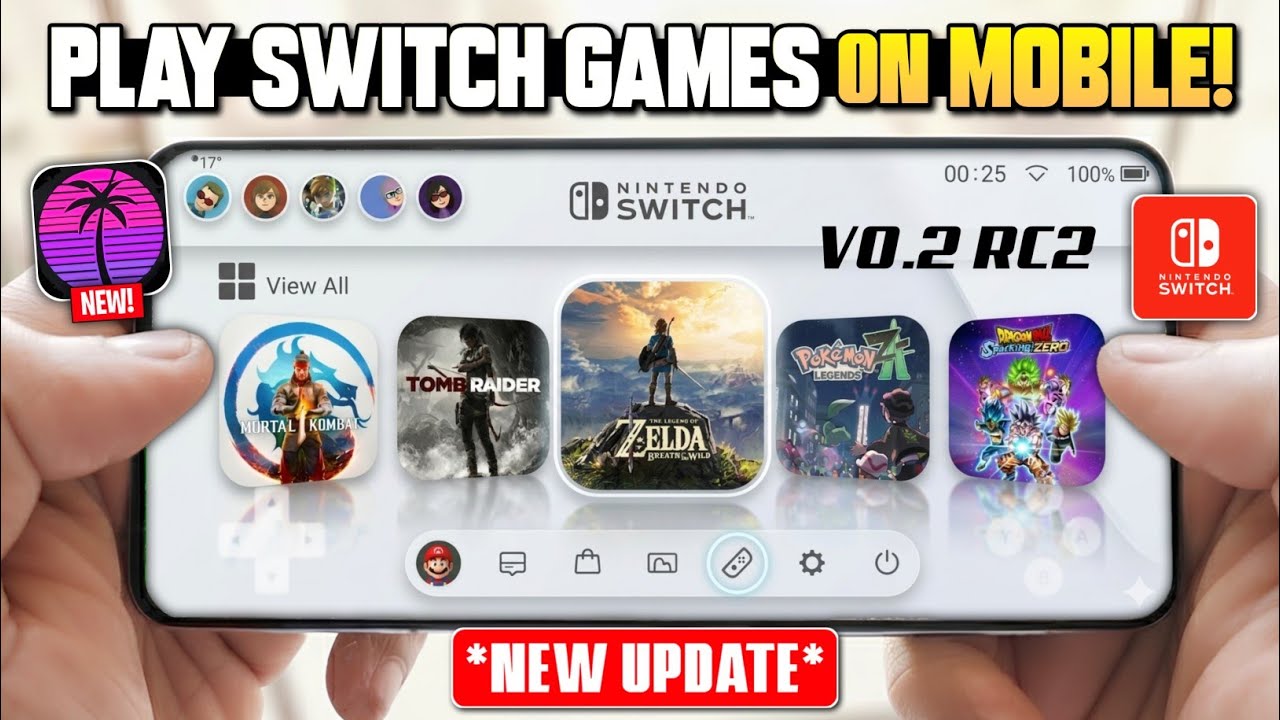 🚀 Играйте в игры Nintendo Switch на Android! Полная настройка эмулятора Eden V0.2 RC2, лучшие пар...