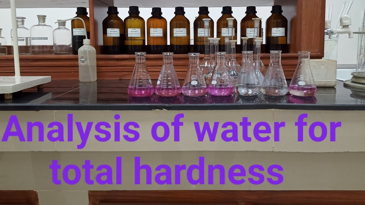 Determination of total hardness of water| hardness of water as CaCO3 | complete calculation