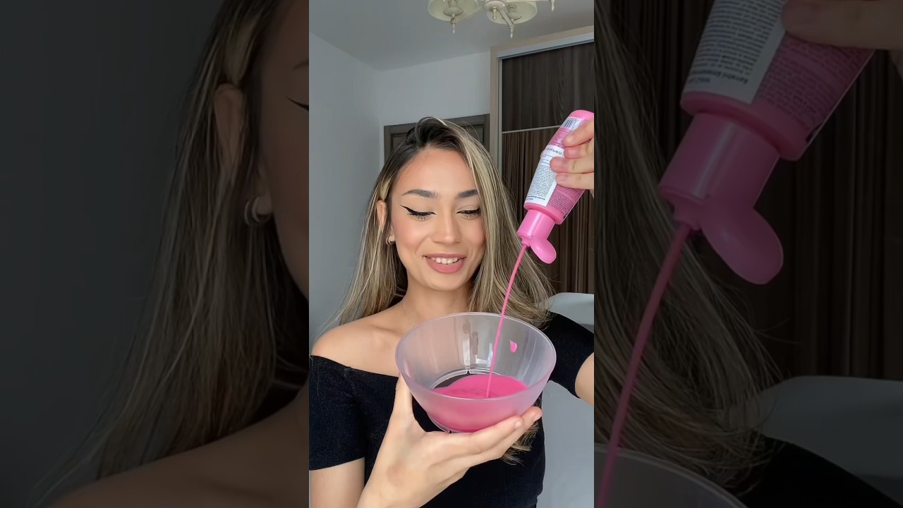 Mi-am facut parul ROZ singura