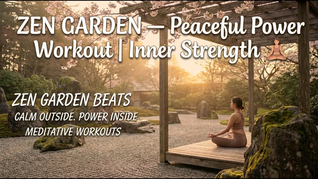 🌸 ZEN GARDEN — Peaceful Power Workout | Inner Strength 🧘