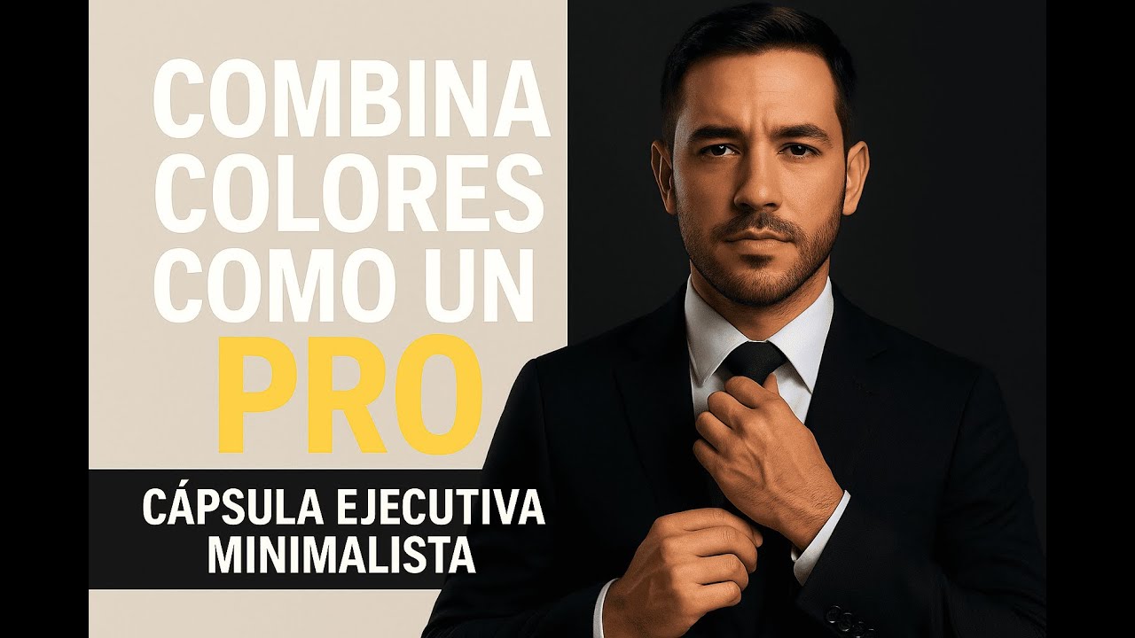 Cápsula ejecutiva para hombres || combina colores como un pro ||