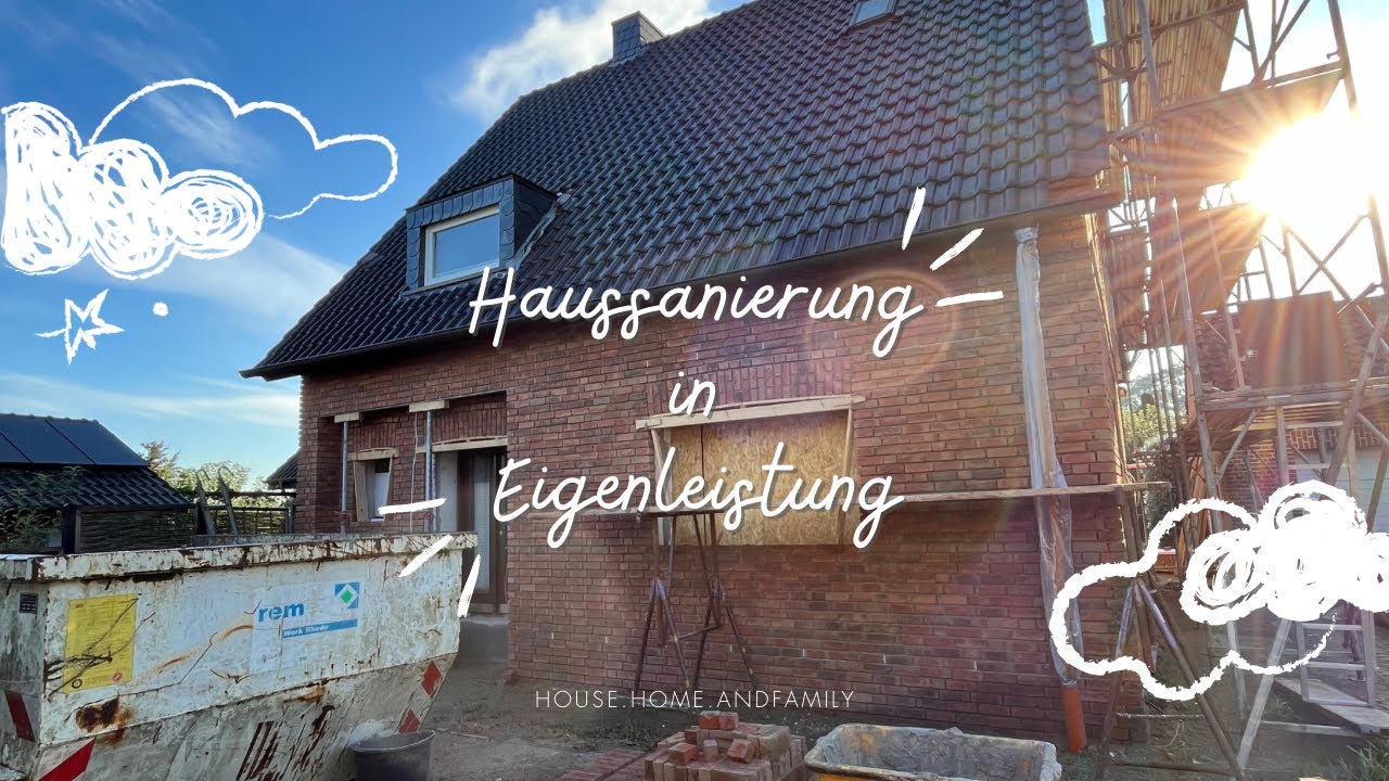 Unser Weg ins Eigenheim | Haussanierung in Eigenleistung | Vlog Nr.1 🏡👷&zwj;♂️🧱🧑&zwj;🧑&zwj;🧒&zwj;🧒