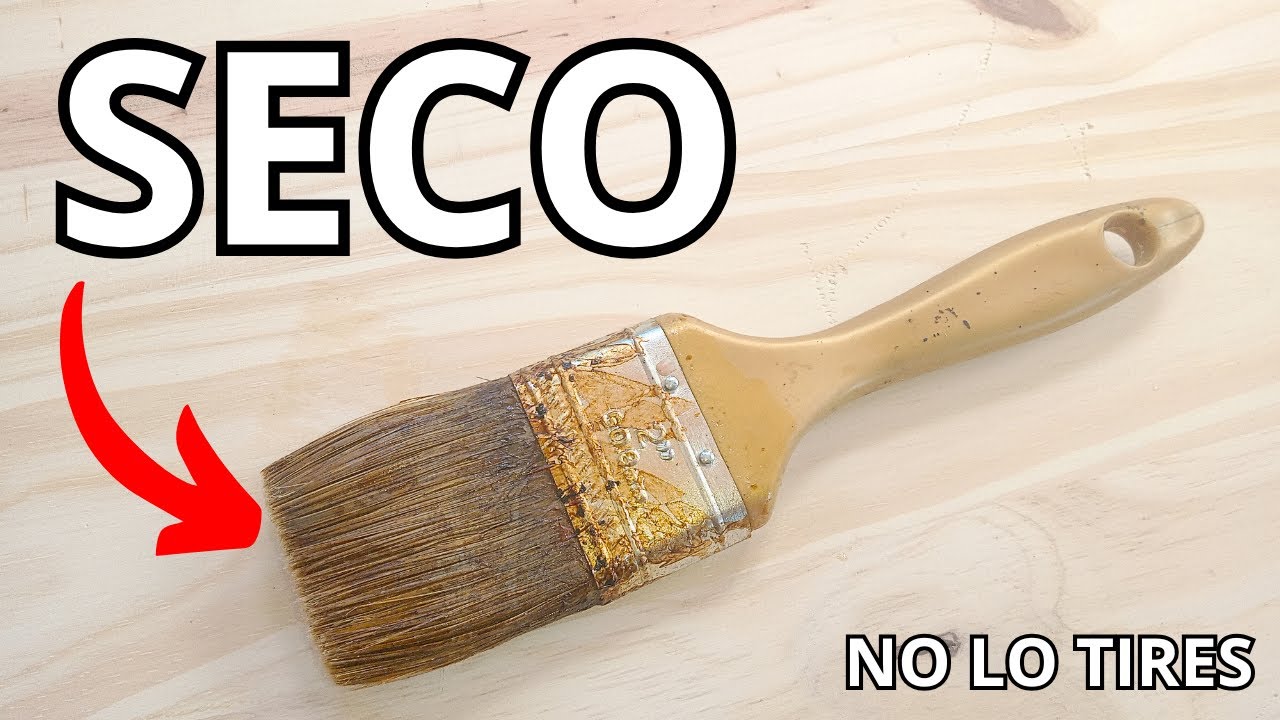 COMO RECUPERAR UN PINCEL SECO