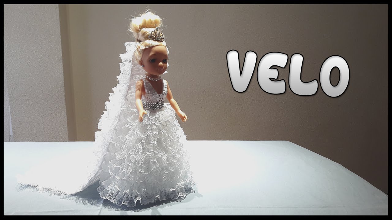Velo del Vestido de Novia a crochet para Nancy