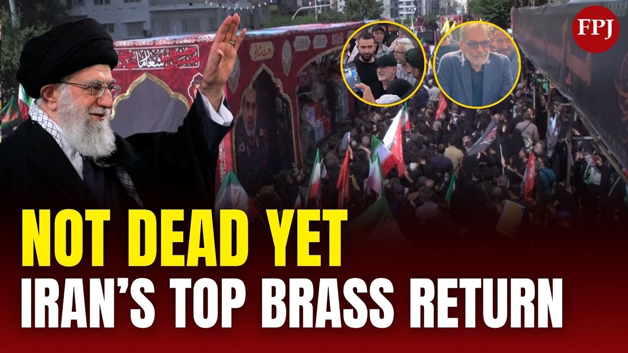 Iranian Generals Declared Dead by Israel Appear Alive at Tehran Funeral